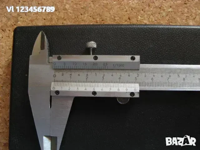 Класически стоманен шублер с нониус, 150 /0,01 mm