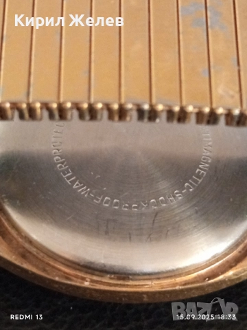 Стар механичен часовник SELECTA de LUX позлатен работи за КОЛЕКЦИОНЕРИ 51266, снимка 7 - Антикварни и старинни предмети - 51724295