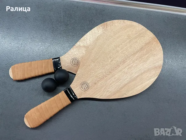 Дървен плажен тенис Vinga