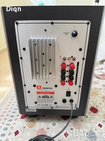 JBL SUB-200/230 Активен Subwoofer , снимка 6 - Тонколони - 50716882