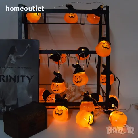 Лед лампички - тикви, снимка 5 - Лед осветление - 47676938