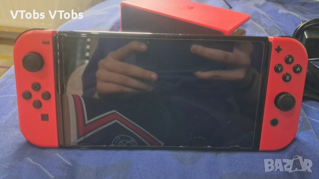 Nintendo switch oled Mario edition, снимка 4 - Nintendo конзоли - 54169611