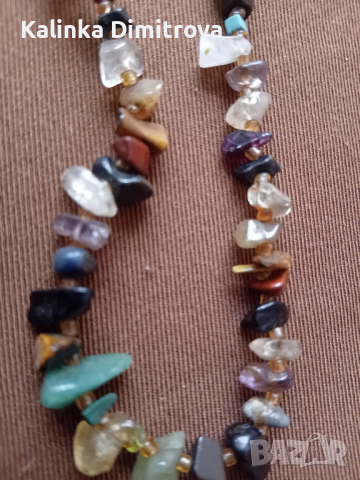 Дамско колие с полускъпоценни камъни., снимка 2 - Колиета, медальони, синджири - 44743696