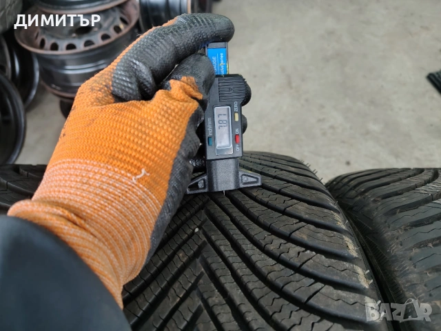 4бр.зимни гуми MICHELIN 215 55 17 цена за брой, снимка 4 - Гуми и джанти - 54082040