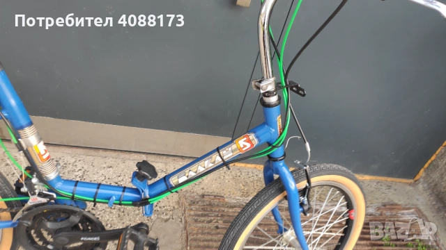 Сгъваем велосипед "Балкан" с 15 скорости, снимка 9 - Велосипеди - 54045938
