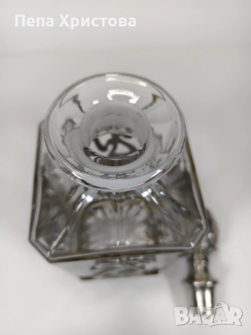 Гарафа за yиски от белгийски оловен кристал, снимка 3 - Аксесоари за кухня - 52258411