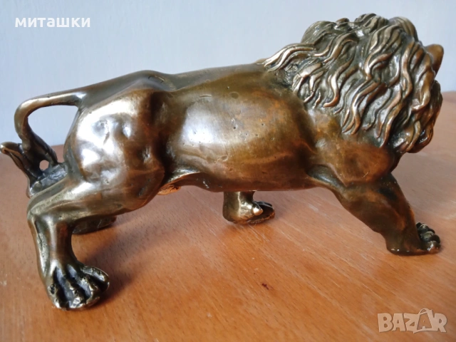 Бронзова пластика лъв, снимка 3 - Декорация за дома - 54137522