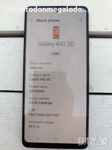 Samsung Galaxy A42, Dual SIM, 128GB, 5G Перфектен Като Нов, снимка 3 - Samsung - 52146349