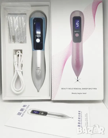 Плазма пен премахване на брадавици петна татуировки бенки plasma pen, снимка 2 - Козметични уреди - 52197522