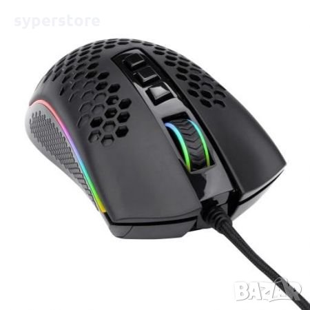 Мишка Геймърска USB Redragon Storm Elite M988 Черна 16000dpi 9btns RGB подсветка, снимка 3 - Клавиатури и мишки - 35094695