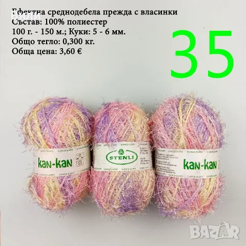 Евтини прежди в малки количества - нови и остатъци , снимка 17 - Други - 52042384