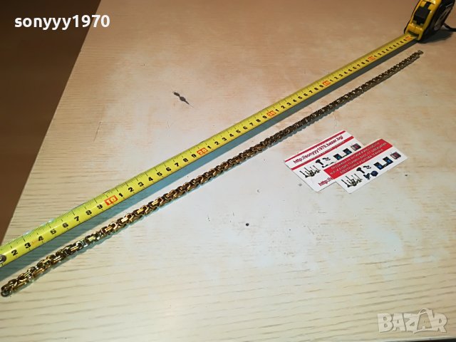 ЗЛАТЕН ЛАНЕЦ ЗА ВРАТА-КАТО ЗЛАТЕН!!! ЦВЯТ ЗЛАТО2809221843, снимка 12 - Колекции - 38150372