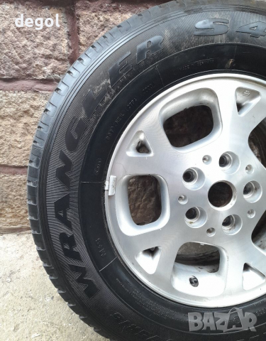 225 75 16 GoodYear WranglerS4 Jeep Cherokee 50.8 -16x7J, снимка 2 - Гуми и джанти - 36486017
