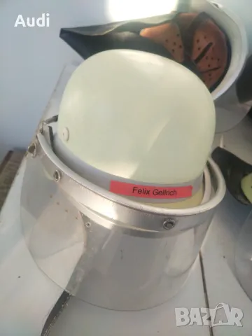 Продавам 7 броя пожарникарски каски / шлем.  Внос от Германия!  Каските са запазени/здрави.  Снимал , снимка 12 - Други ценни предмети - 48559976
