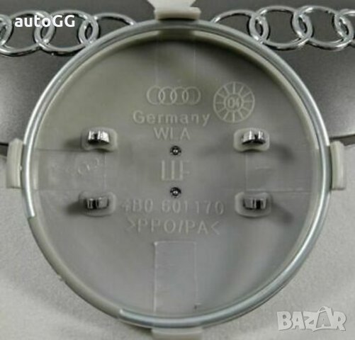 Капачки за джанти Ауди/Audi 60mm Сиви/Черни, снимка 5 - Аксесоари и консумативи - 31469591