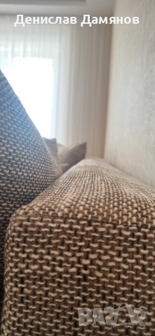 Холна гарнитура със табуретка, снимка 3 - Дивани и мека мебел - 51437193