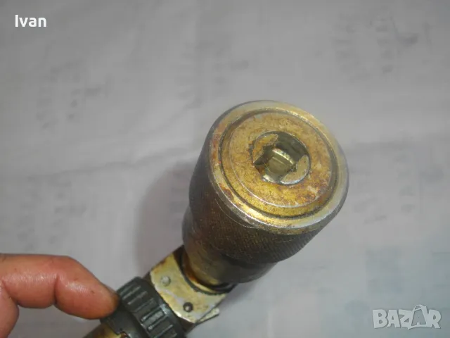 РУСКА СССР СОЦ РЕВЕРСИВНА СТАРО КАЧЕСТВО РЪЧЕН МАТКАП ДРЕЛКА БОРМАШИНА 370мм/13мм захват Завод ЧИЗ, снимка 12 - Бормашини - 48413639