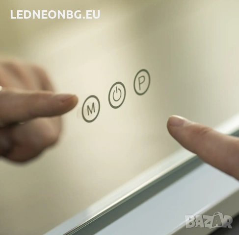 Огледало за тоалетка с регулиране на наклона и LED осветлението , снимка 5 - Огледала - 53994152