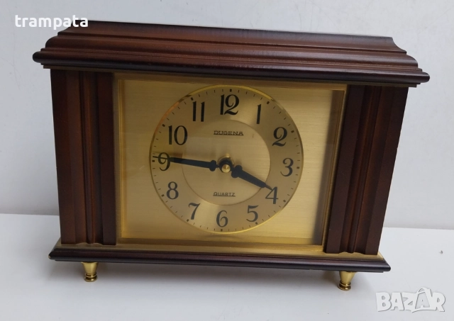 НАЙ ДОБРАТА ОФЕРТА Стар немски настолен,каминен часовник DUGENA 