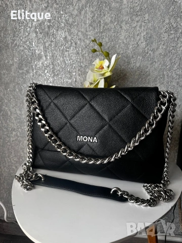 чанта MONA ➡️34cm⬆️24cm, снимка 5 - Чанти - 53217075