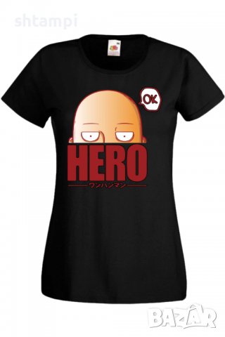 Дамска тениска One Punch Man 01,Анимация,игра,Празник,Повод., снимка 2 - Тениски - 37946247