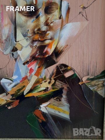 Николай Алексиев Реликва 2007г. картина с маслени бои, снимка 4 - Картини - 37979548