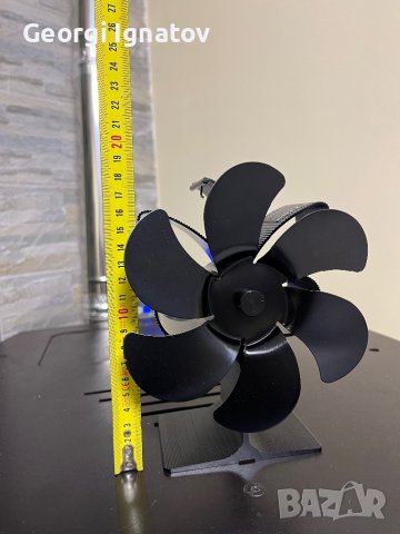 Вентилатор за печка камина за циркулация на въздуха, снимка 8 - Отоплителни печки - 39558378