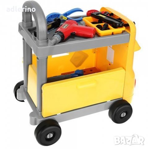  Детска игра Количка за инструменти, игра за деца - инструменти, малък майстор -5% Ново, снимка 7 - Коли, камиони, мотори, писти - 34164014