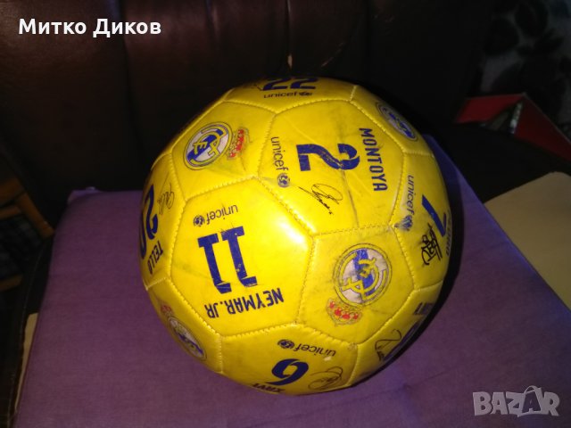 Топка подписана принт Барселона сезон 2013-14, снимка 3 - Футбол - 31904595