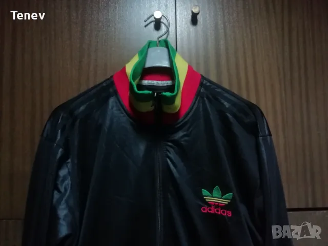 Adidas Chile 62 Rasta Bob Marley Originals оригинално горнище размер L Боб Марли Адидас, снимка 5 - Спортни дрехи, екипи - 49113352