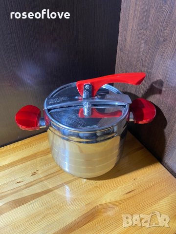 Fackelmann тенджера под налягане от нераждаема стомана 7 литра, снимка 3 - Съдове за готвене - 40653572