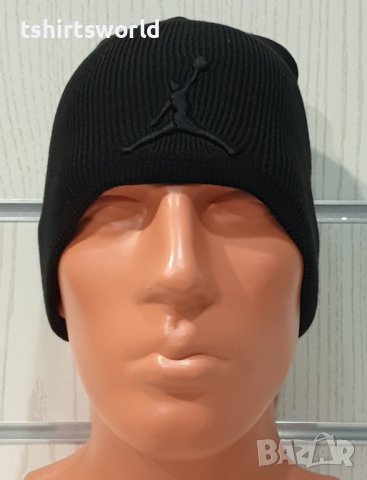 Нова зимна шапка на марката Michael Jordan с черно лого , снимка 2 - Шапки - 42892029