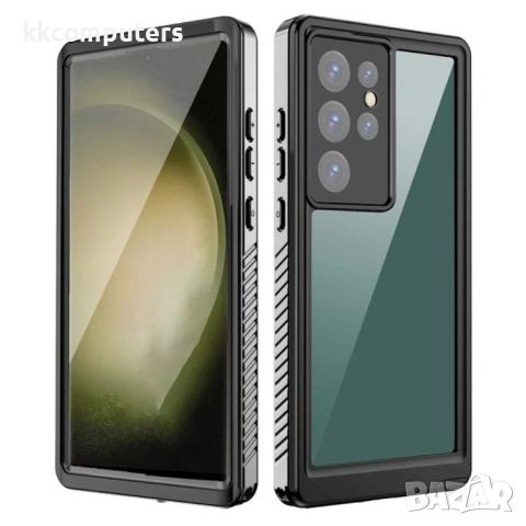 Samsung Galaxy S23 Ultra REDPEPPER Водоустойчив / Удароустойчив Калъф + Скрийн Протектор – Черен, IP