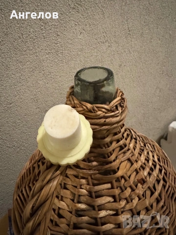 Автентична плетена дамаджана 8л, снимка 4 - Други стоки за дома - 53941059