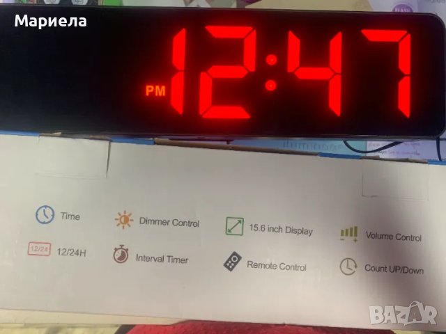 ANJANK Преносим часовник с таймер за фитнес / Фитнес Часовник, снимка 3 - Други - 47628974