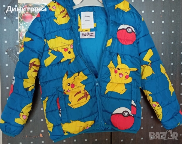 детско яке с покемон размер 122см, снимка 4 - Детски якета и елеци - 52533212