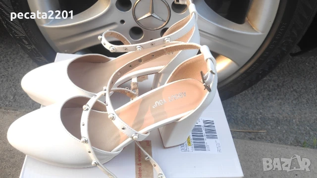 Продавам - НОВИ официални дамски обувки, номер 39, снимка 4 - Дамски елегантни обувки - 51361042
