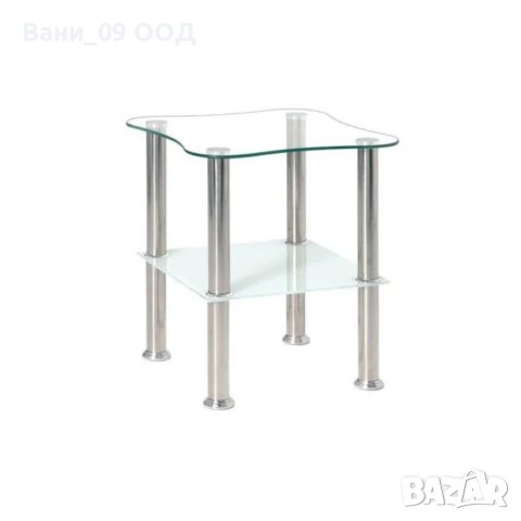 Стъклена помощна масичка, снимка 2 - Маси - 40874862