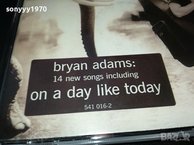 BRYAN ADAMS CD 0703241038, снимка 3 - CD дискове - 44649519