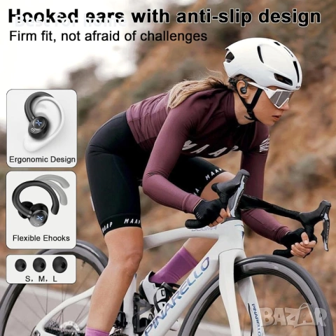 C23 Безжични Bluetooth слушалки с LED дисплей – IPX7 Водоустойчиви, Шумопотискане и USB-C