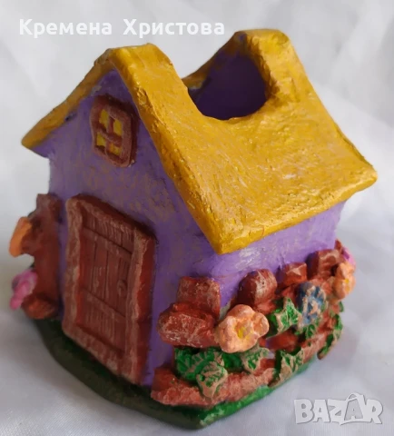 Къщичка с ограда от цветя -органайзер , снимка 2 - Други - 51272002