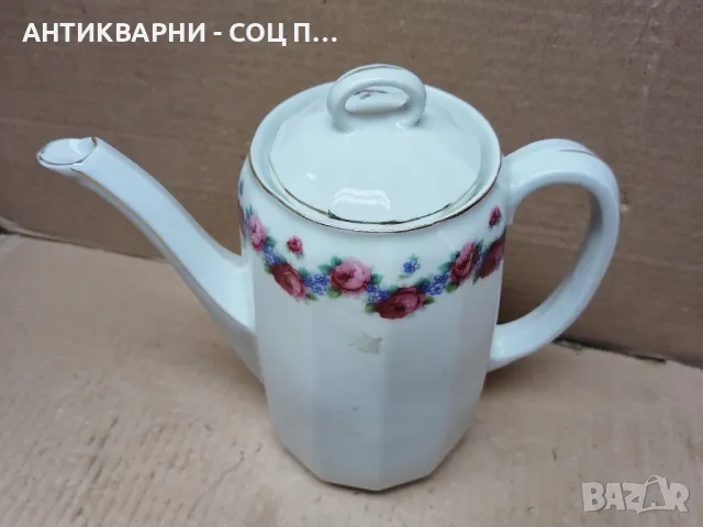 Стар Порцеланов Чайник. , снимка 2 - Антикварни и старинни предмети - 47331008