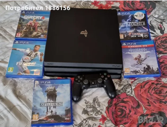 Playstation 4 pro перфектно състояние, снимка 5 - PlayStation конзоли - 56124727