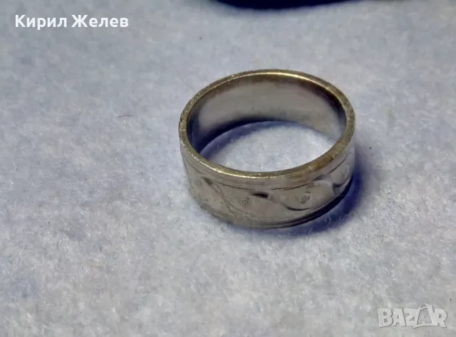 МАРКОВ СТИЛНО РЪЧНО ФИНО ОРНАМЕНТИРАН СРЕБЪРЕН ПРЪТЕН ХАЛКА СРЕБРО VYS 925 , снимка 12 - Пръстени - 50337599