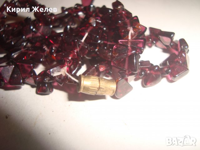 КОЛИЕ Натурален ГРАНАТ ВИОЛЕТ ОТТЕНЪК СТАР АРТ ГЕРДАН от БЛАГОРОДНИ КАМЪНИ 14994, снимка 13 - Колиета, медальони, синджири - 30665941