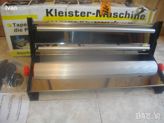 Професионална Нова Немска Ръчна Машина Поставяне/Залепяне/Облепяне Тапети До 58 см Ширина-DEMA PROFI, снимка 9 - Други инструменти - 42400032