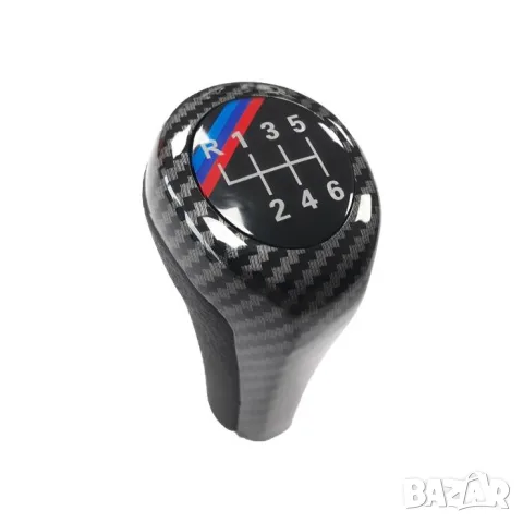 Карбонова топка за ръчен скоростен лост за BMW 1, 3 Series, X5 и X6, 6 скорости, снимка 3 - Аксесоари и консумативи - 55860576