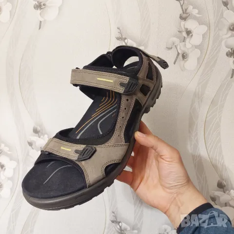ECCO offroad сандали от набук номер 50 , снимка 6 - Мъжки сандали - 49970380