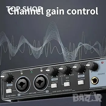 аудио интерфейс за запис на музика, XLR интерфейс, снимка 3 - Слушалки и портативни колонки - 48762283