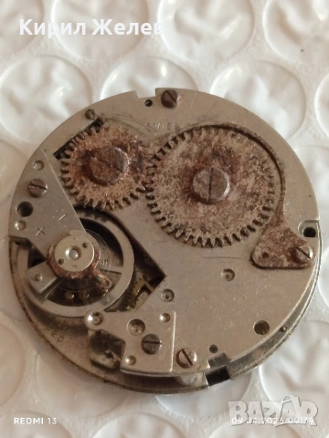 Лот 4 броя механизми с циферблат СССР, Англия, Швейцарски за части КОЛЕКЦИЯ 41471, снимка 3 - Антикварни и старинни предмети - 54142867